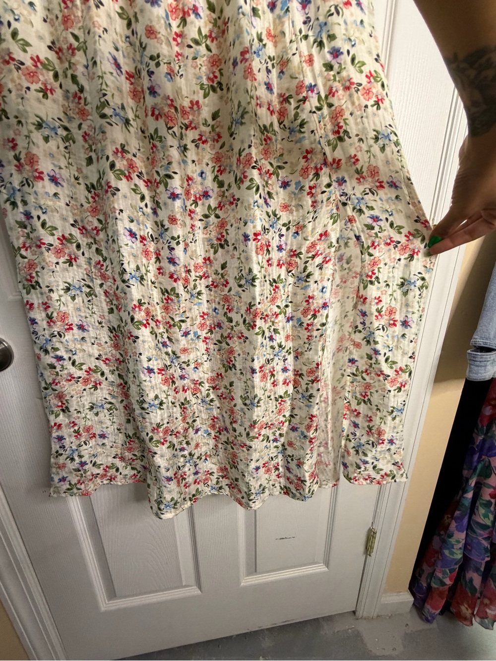 ASTR The Label Wedelia Floral Bustier Midi Dress XL NWT Corset Lace-Up Back - Picture 9 of 16
